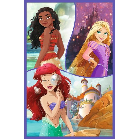 Puzzle - 3x80 - Księżniczki przyjaciółki - Disney Princess - Trefl 34884 Trefl Puzzle
