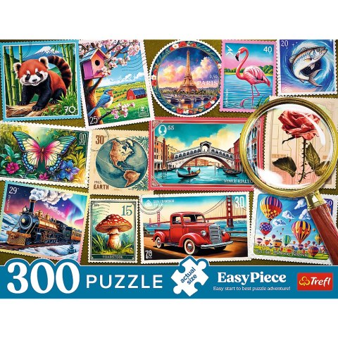 Puzzle - 300 EasyPiece - Znaczki pocztowe - Trefl 23100 Trefl Puzzle