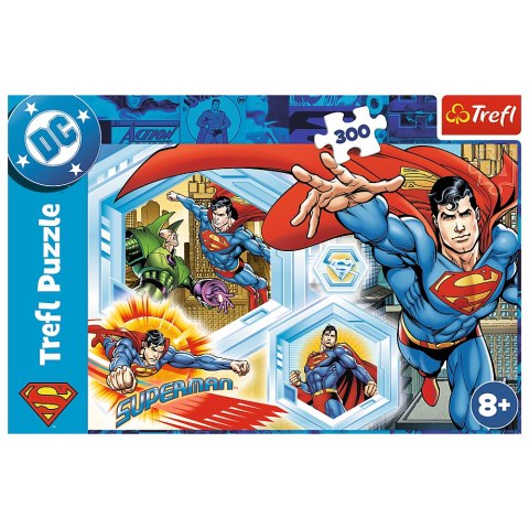 Puzzle - 300 - Niezniszczalny Superman - Warner Superman - Trefl 23032 Trefl Puzzle