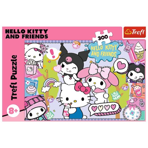 Puzzle - 300 - Szalone trio - Hello Kitty - Trefl 23039 Trefl Puzzle