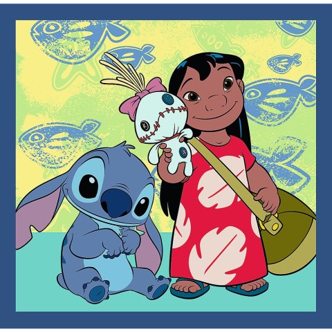 Puzzle - 3w1 (20, 36, 50) - Czas ze Stitchem - Disney Lilo i Stitch - Trefl 34896 Trefl Puzzle