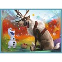 Puzzle - 4w1 (12, 15, 20, 24) - Niezwykły świat Frozen - Kraina Lodu - Trefl 34381 Trefl Puzzle