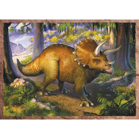Puzzle - 4w1 (35, 48, 54, 70) - Ciekawe dinozaury - Trefl 34383 Trefl Puzzle