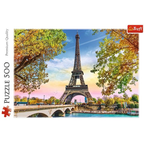 Puzzle - 500 - Romantyczny Paryż - Trefl 37330 Trefl Puzzle