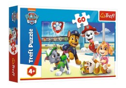 Puzzle - 60 - W świecie Piesków - Psi Patrol - Trefl 17392 Trefl Puzzle