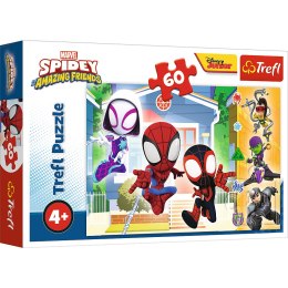 Puzzle - 60 - W świecie Spidey'a - Trefl 17371 Trefl Puzzle