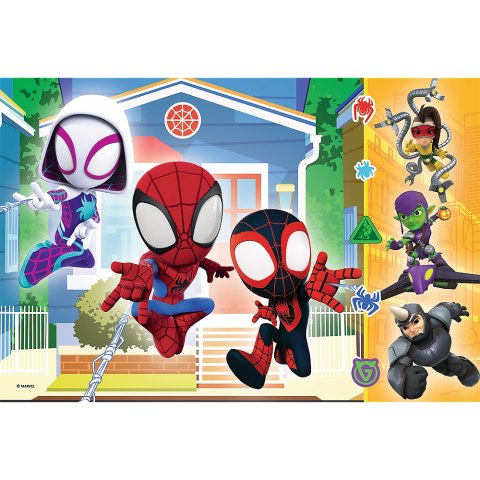 Puzzle - 60 - W świecie Spidey'a - Trefl 17371 Trefl Puzzle