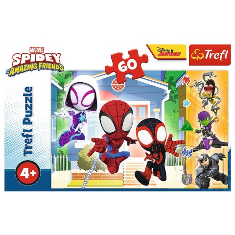 Puzzle - 60 - W świecie Spidey'a - Trefl 17371 Trefl Puzzle