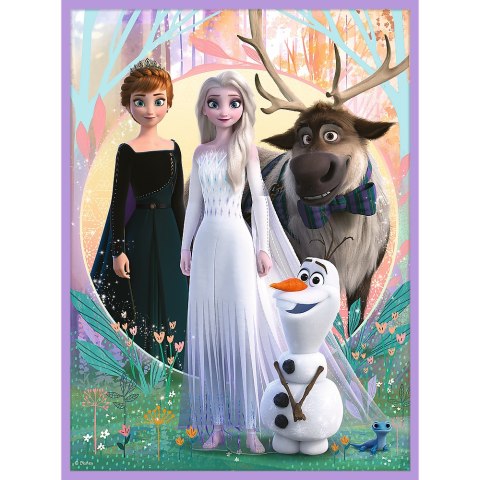 Puzzle + MEMOS - 2w1 (30,48) - Księżniczki w swojej krainie - Disney Kraina Lodu - Trefl 93335 Trefl Puzzle