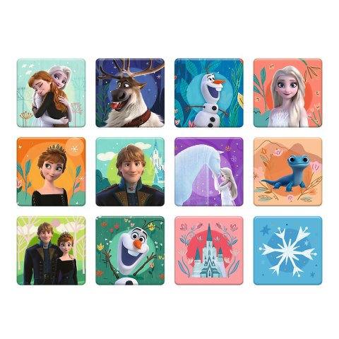 Puzzle + MEMOS - 2w1 (30,48) - Księżniczki w swojej krainie - Disney Kraina Lodu - Trefl 93335 Trefl Puzzle