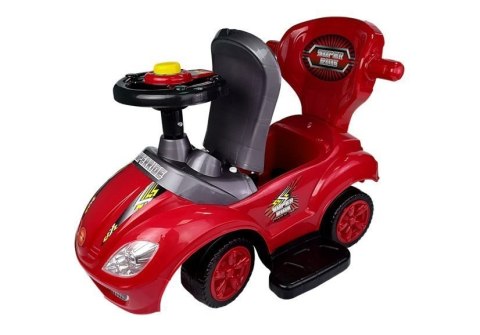 Jeździk z Pchaczem Mega Car 3w1 Czerwony LEAN CARS