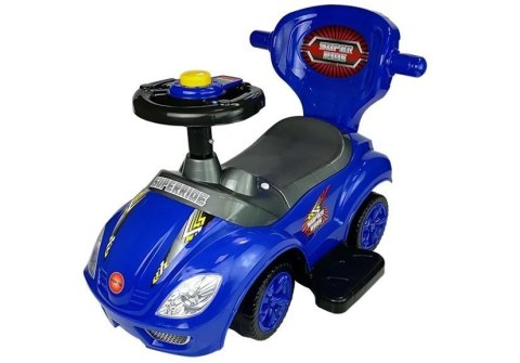 Jeździk z Pchaczem Mega Car 3w1 Niebieski LEAN CARS