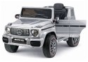 Auto Na Akumulator Mercedes AMG G 63 Srebrny Lakierowany LEAN CARS