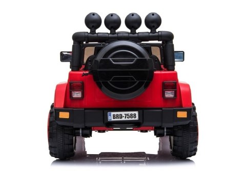 Auto na Akumulator Jeep BRD-7588 Czerwony 4x4 LEAN CARS