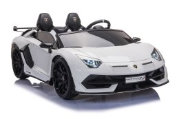 Auto na akumulator Lamborghini Aventador SX2028 Biały LEAN CARS
