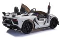Auto na akumulator Lamborghini Aventador SX2028 Biały LEAN CARS