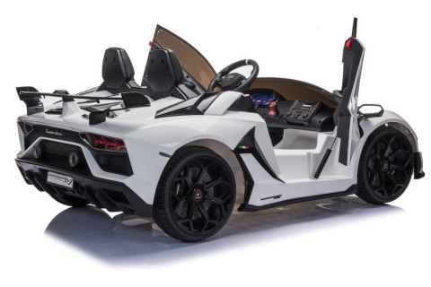 Auto na akumulator Lamborghini Aventador SX2028 Biały LEAN CARS