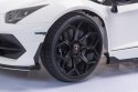 Auto na akumulator Lamborghini Aventador SX2028 Biały LEAN CARS