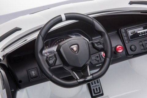 Auto na akumulator Lamborghini Aventador SX2028 Biały LEAN CARS