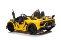 Auto na akumulator Lamborghini Aventador SX2028 Żółty LEAN CARS
