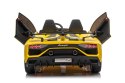 Auto na akumulator Lamborghini Aventador SX2028 Żółty LEAN CARS