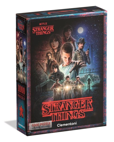 Puzzle 1000 NETFLIX STRANGER THINGS 1 Plakat Clementoni 39978 Clementoni