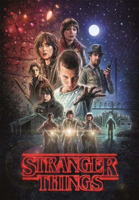 Puzzle 1000 NETFLIX STRANGER THINGS 1 Plakat Clementoni 39978 Clementoni