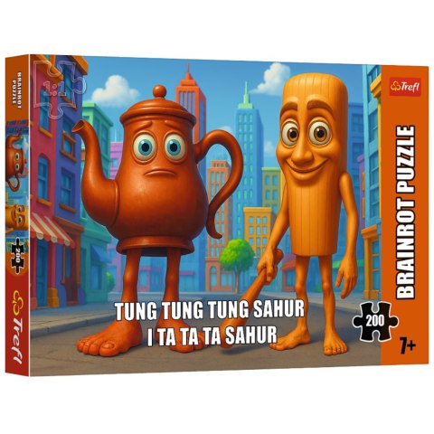 Puzzle - 200 - BrainRots - Tung Tung Tung Sahur i Ta Ta Ta Sahur - Trefl 13364 Trefl Puzzle