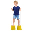 Szczudła Kubełkowe Kubeczki Trening Równowagi Żółte 2 szt. LEAN Toys