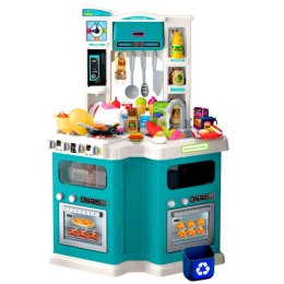 Duża Kuchnia Dla Dzieci Home Chef Dźwięki Gotowania Akcesoria 109 el. LEAN Toys