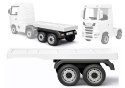 Naczepa do pojazdu na akumulator HL358 Mercedes Scania Actros biała LEAN CARS