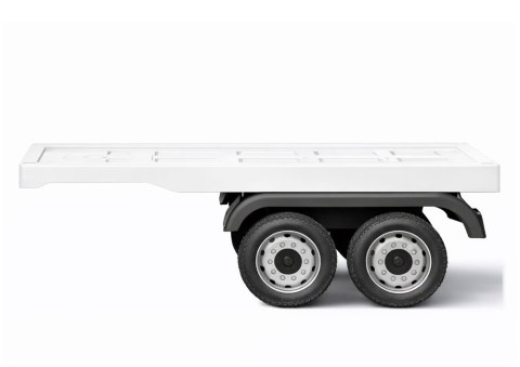 Naczepa do pojazdu na akumulator HL358 Mercedes Scania Actros biała LEAN CARS