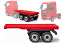 Naczepa do pojazdu na akumulator HL358 Mercedes Scania Actros czerwona LEAN CARS