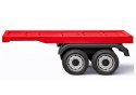 Naczepa do pojazdu na akumulator HL358 Mercedes Scania Actros czerwona LEAN CARS