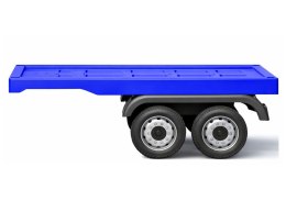 Naczepa do pojazdu na akumulator HL358 Mercedes Scania Actros niebieska LEAN CARS
