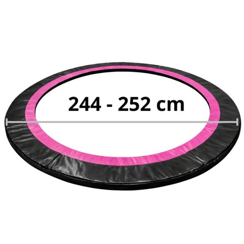 Osłona na sprężyny do Trampoliny Sport Max 8ft Czarno-Różowa LEAN Sport