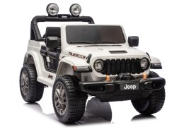 Pojazd Na Akumulator Jeep Rubicon 4x4 DK-JWR556 4x200W 24V Biały LEAN CARS