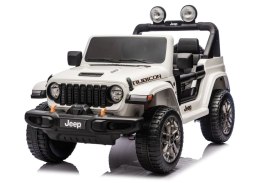 Pojazd Na Akumulator Jeep Rubicon 4x4 DK-JWR556 4x200W 24V Biały LEAN CARS