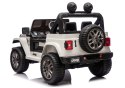 Pojazd Na Akumulator Jeep Rubicon 4x4 DK-JWR556 4x200W 24V Biały LEAN CARS