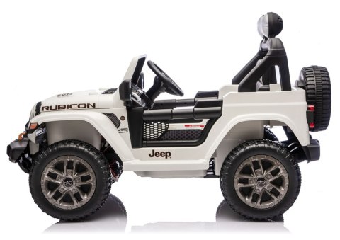 Pojazd Na Akumulator Jeep Rubicon 4x4 DK-JWR556 4x200W 24V Biały LEAN CARS