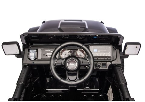 Pojazd Na Akumulator Jeep Rubicon 4x4 DK-JWR556 4x200W 24V Czarny LEAN CARS