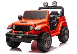 Pojazd Na Akumulator Jeep Rubicon 4x4 DK-JWR556 4x200W 24V Pomarańczowy LEAN CARS