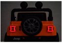 Pojazd Na Akumulator Jeep Rubicon 4x4 DK-JWR556 4x200W 24V Pomarańczowy LEAN CARS