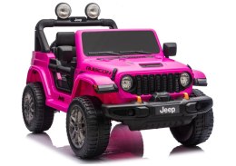 Pojazd Na Akumulator Jeep Rubicon 4x4 DK-JWR556 4x200W 24V Różowy LEAN CARS