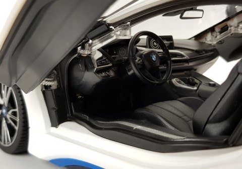 Auto R/C BMW i8 Rastar 1:14 Biały Drzwi Automatyczne Rastar