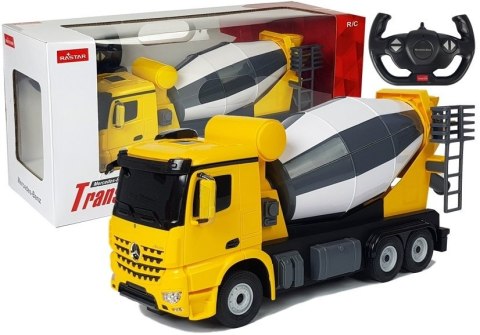 Auto R/C Mercedes-Benz Arocs Rastar 1:14 Żółte na Pilota Rastar