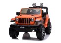 Auto na Akumulator Jeep Rubicon 4x4 Pomarańczowy LEAN CARS