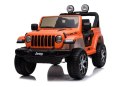 Auto na Akumulator Jeep Rubicon 4x4 Pomarańczowy LEAN CARS