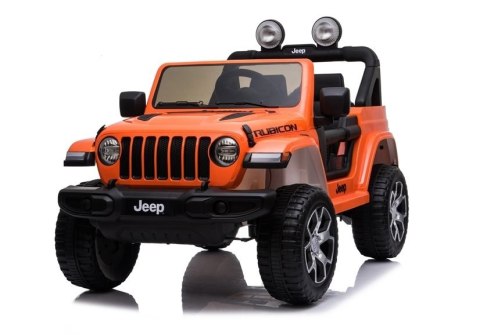 Auto na Akumulator Jeep Rubicon 4x4 Pomarańczowy LEAN CARS