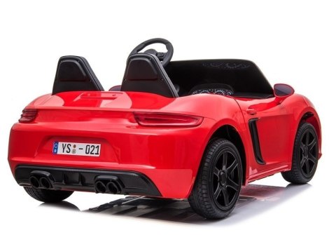 Auto na akumulator YSA021A Czerwony Lakierowany LEAN CARS